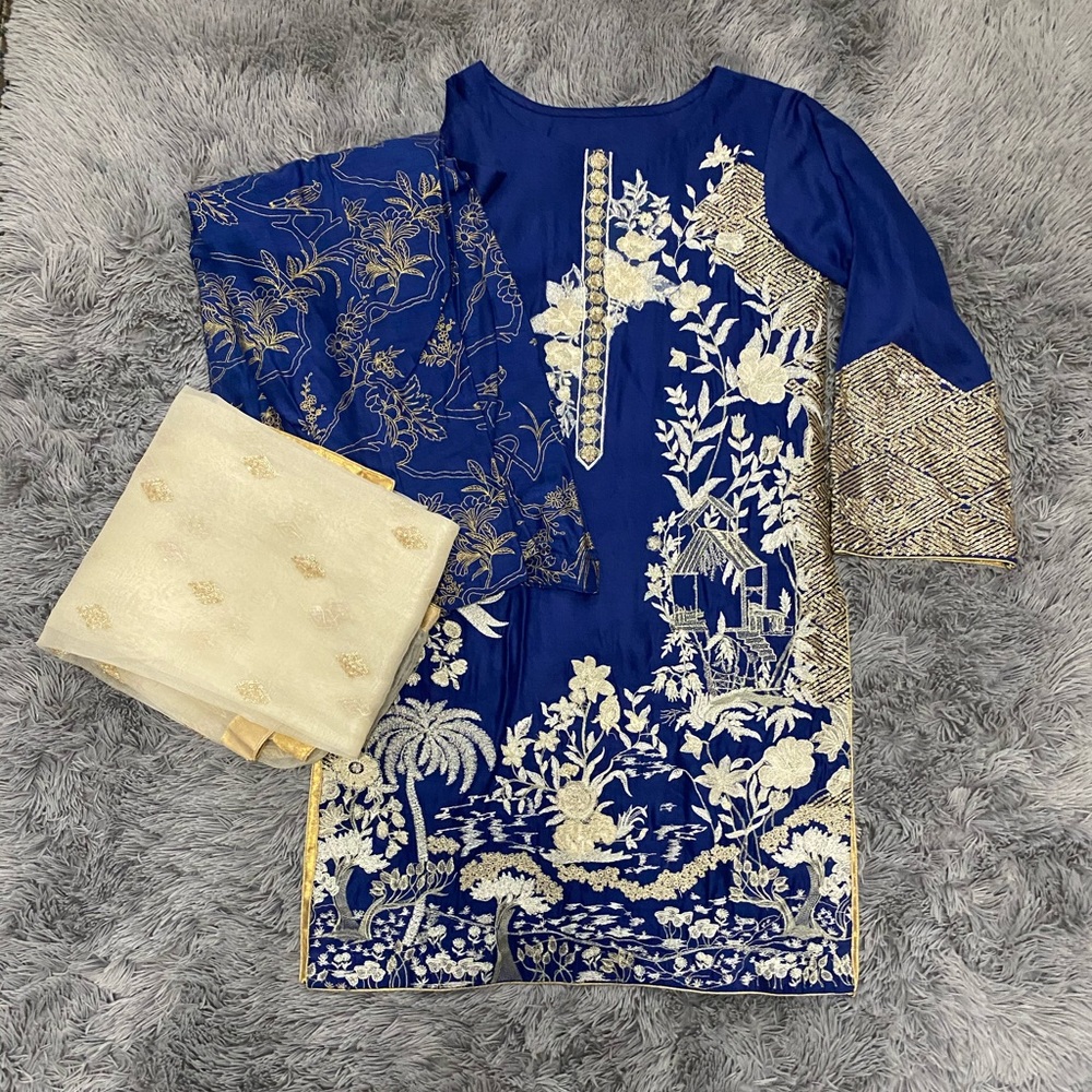 3 piece desi suit